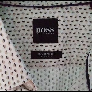 Hugo Boss short sleeve button down shirt